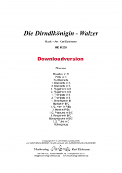 Die Dirndlkönigin-Walzer - Download